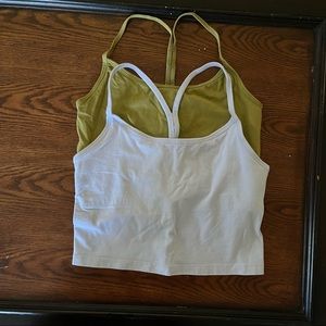 SOLD PINK Shrunken Crop Shelf Cami